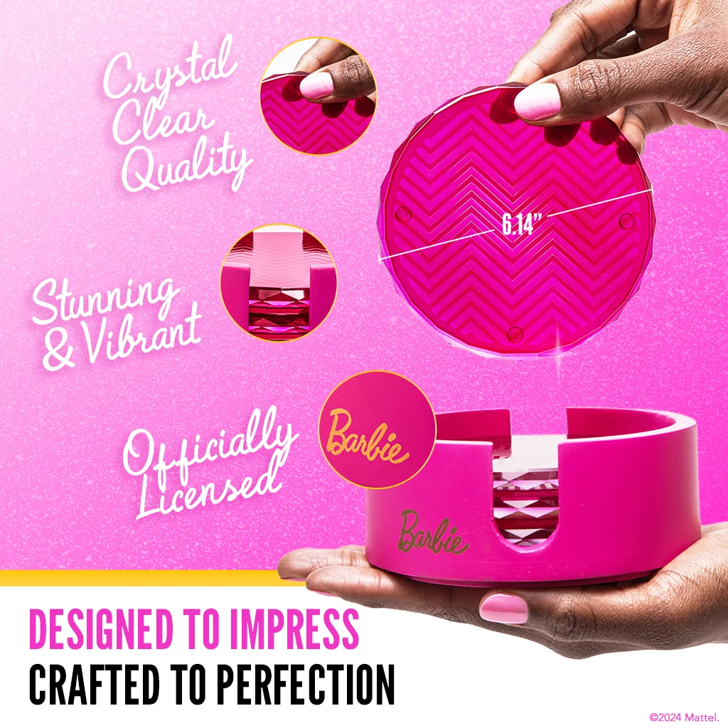 Barbie™ x Dragon Glassware® Coasters