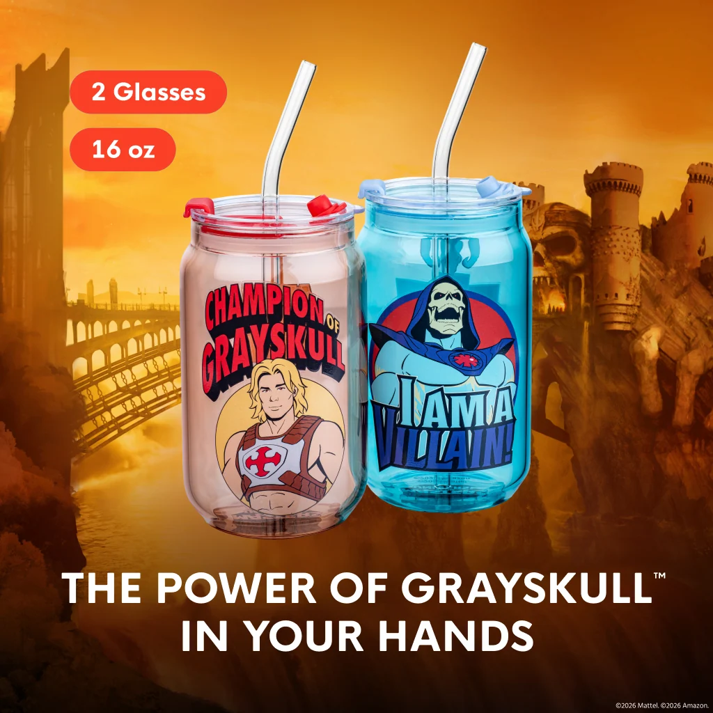 Masters of the Universe™ 2026 Movie Drinking Glasses (Mattel Creations)