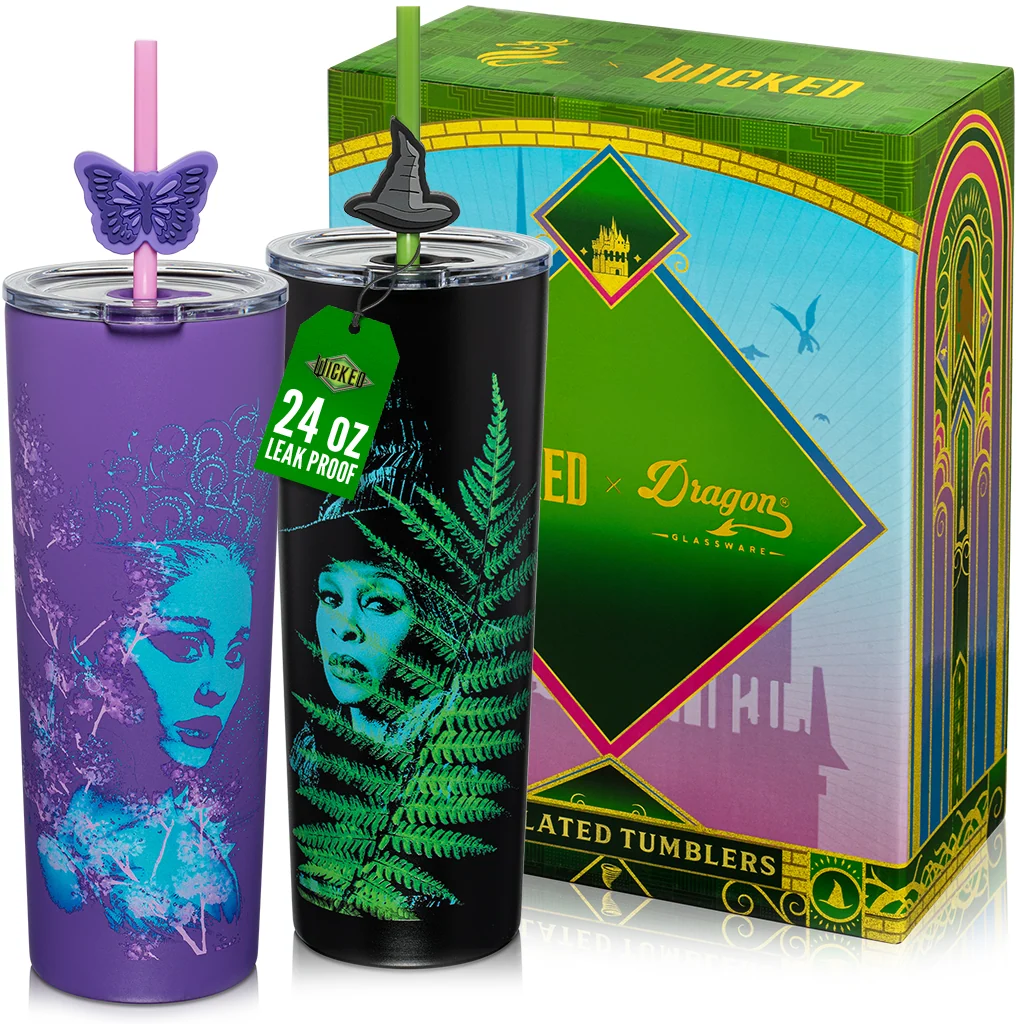 Wicked For Good Tumblers - 24 oz Set of 2