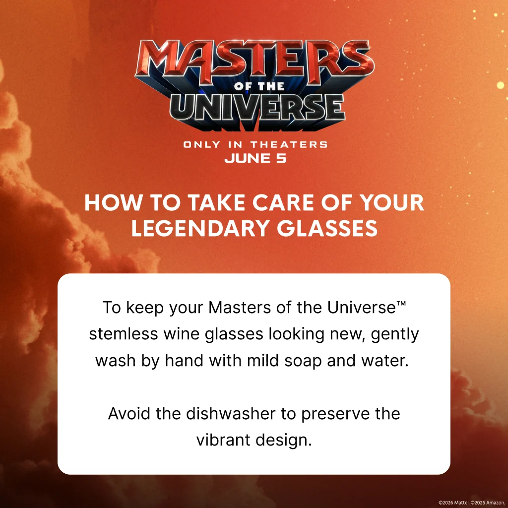 Vasos sin tallo Skeletor™ de la película Masters of the Universe™ 2026
