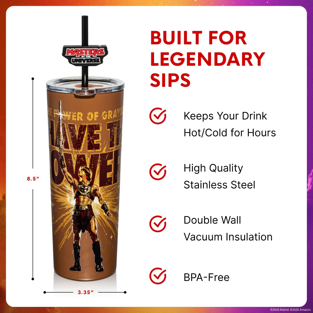 Masters of the Universe™ 2026 Film-Tumbler – I Have The Power