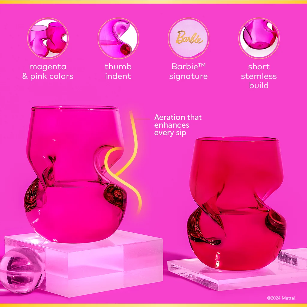 Barbie™ x Dragon Glassware® 無梗酒杯
