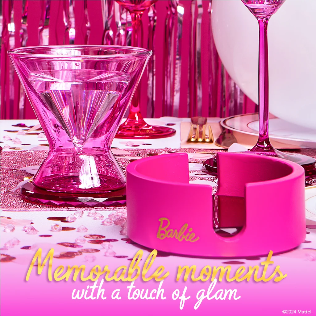 Barbie™ x Dragon Glassware® Coasters