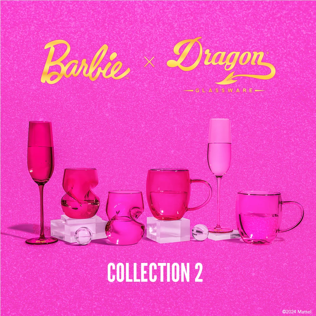 Barbie™ x Dragon Glassware® 無梗酒杯