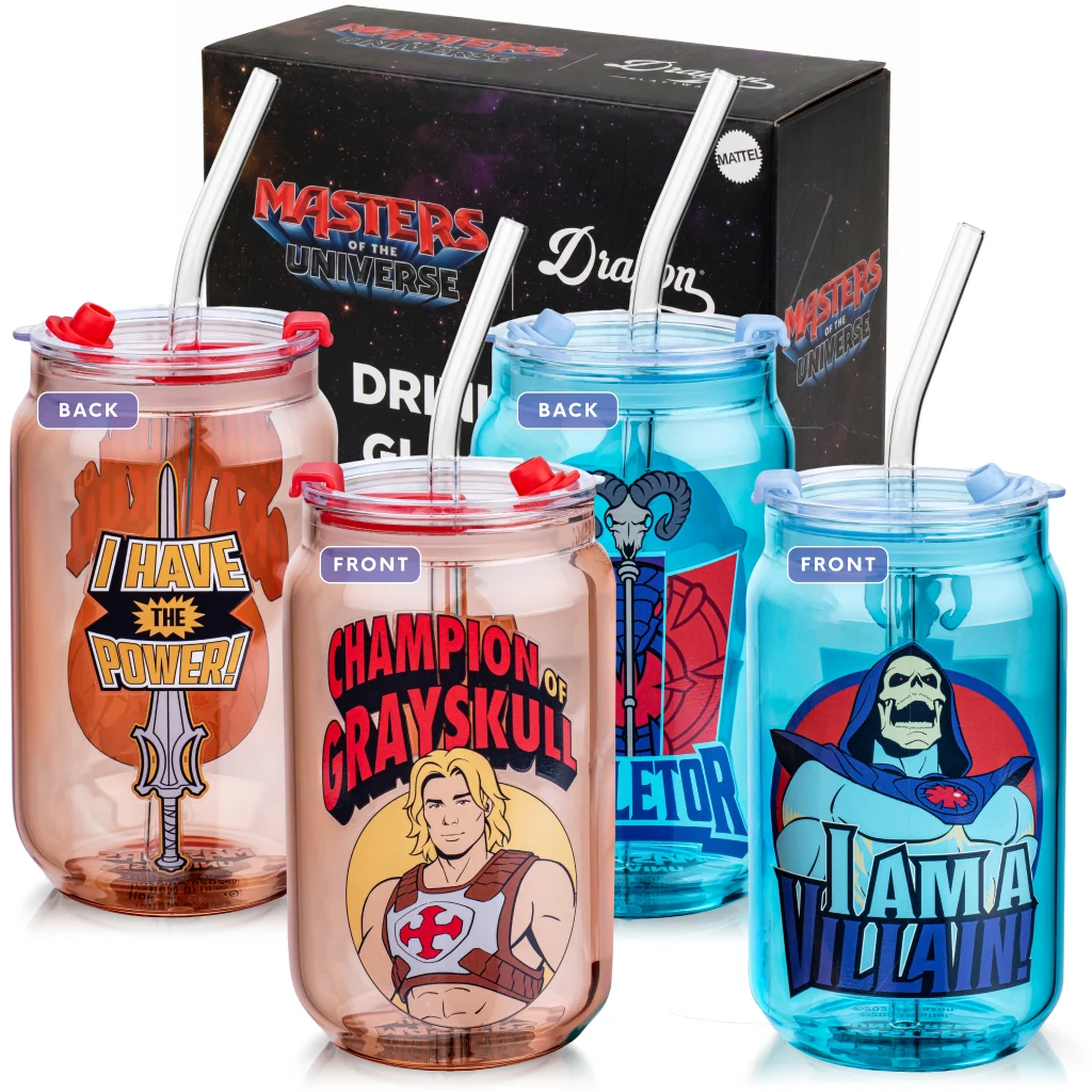 Masters of the Universe™ 2026 Movie Drinking Glasses (Mattel Creations)