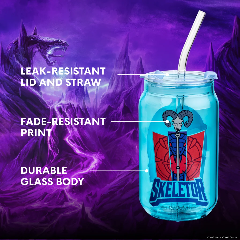 Masters of the Universe™ 2026 Movie Drinking Glasses (Mattel Creations)